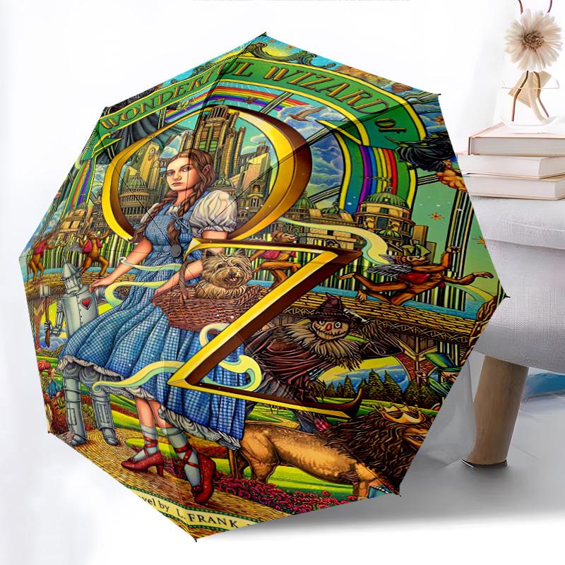 Magic Adventure Oz Folding umbrella durable Portable printing Sun umbrella Gift