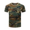 Camouflage 3D T-shirt Men's Outdoor Fashion Casual Round Neck Short Sleeved Summer Street Outdoor Sports T-shirt Lightweight Bre