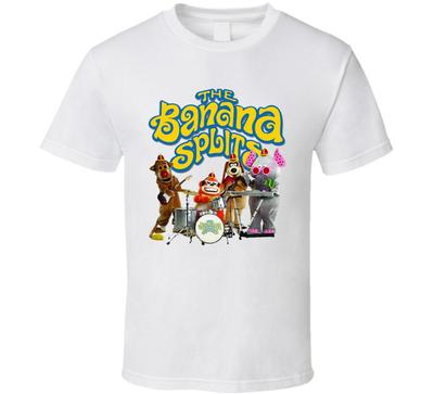 Maglietta da Fan del Gruppo Musicale Fittizio The Banana Splits Adventure Hour