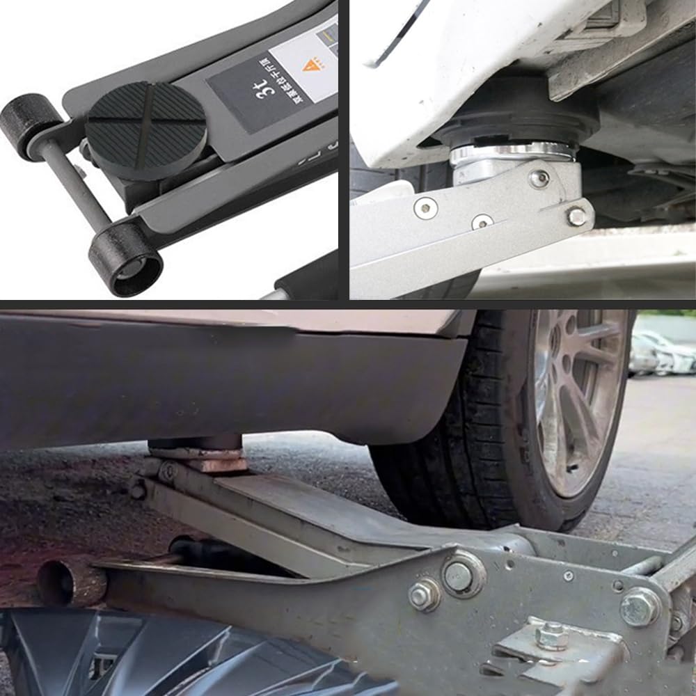 LOYELEY Almohadilla de Gato 12.5*2.6cm Almohadilla de Goma para Gato Súper Resistente Adaptador para Levantar Gato Accesorio Universal para Gato