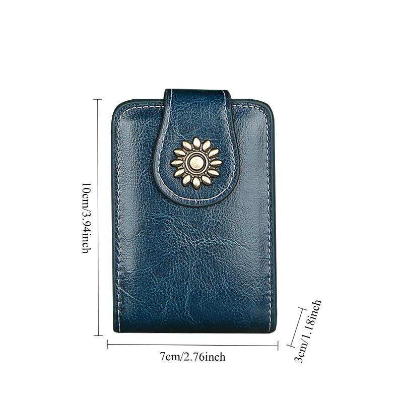 1pcs Mini Lipstick Bag with Mirror Portable Leather Makeup Organizer Compact Travel Cosmetic Pouch for Touch-up & Storage