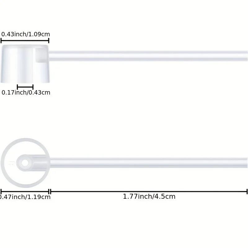 1/2/3PCS Portable Refillable Perfume Dispenser Pump - Plastic Unscented Cosmetic Atomizer, Perfume Packaging Artifact