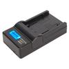 USB Camera Battery Charger Single Battery Charger with Power Display for NP FV FH70 FP for VG30 CX610E CX680 PJ820E 5V