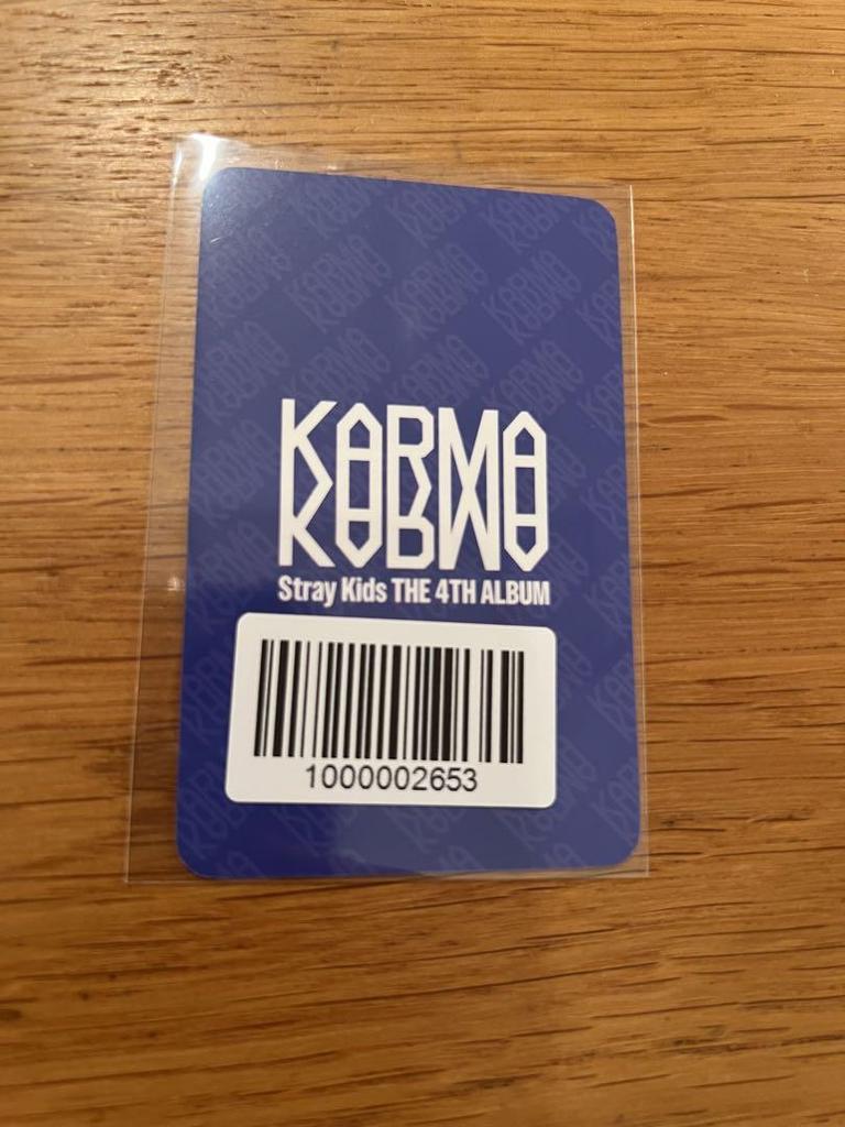 [USED] Straykids KARMA Resurrection Fans Bonus Seungmin