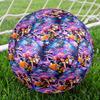 K Print Size 5 Soccer Ball, Standard Match Football for Sports Game and Team Practice, Ideal Gift for Soccer Fans