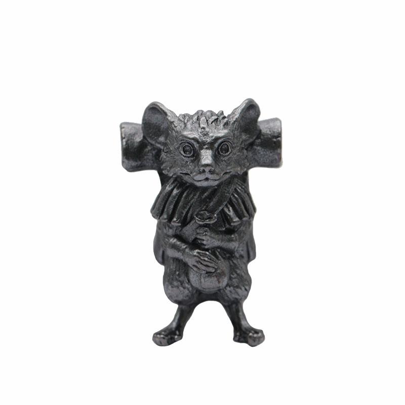 Ratte Reisender Messing Messerperlen Tier Maus EDC DIY Paracord Gewebte Armbänder Lanyard Anhänger Zubehör Outdoor Werkzeug Anhänger