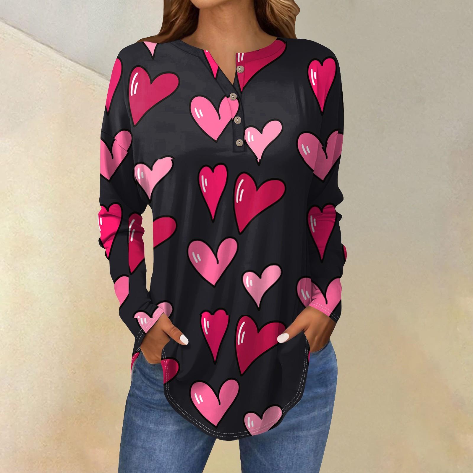 

Футболки для женщин, осенние повседневные рубашки с длинным рукавом на пуговицах, толстовки с винтажным графическим принтом, топ-пуловер L киноварь