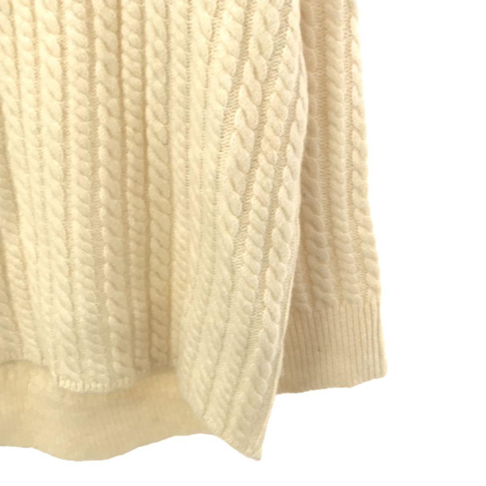 unused BARNYARDSTORM Long sleeve V neck sweater F white Knit with tag Women Used