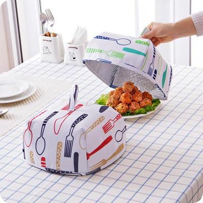 Foldable Vegetable Cover, Dining Table Cover, Creative Kitchen Food Insulation Cover, Aluminum Foil Food Cover, Dining Table Dust Cover