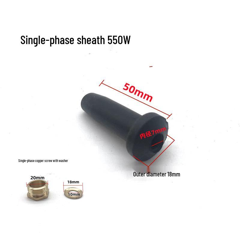 Waterproof Cable Seal Kit: Includes Copper Screws, Power Cord Sheath, and Glue Beads for Submersible Pump Accessories.