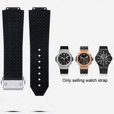 Watch Strap For HUBLOT BIG BANG Silicone  Waterproof Men's Watch Band Wristband  Accessories Rubber Watch Chain 26*19mm