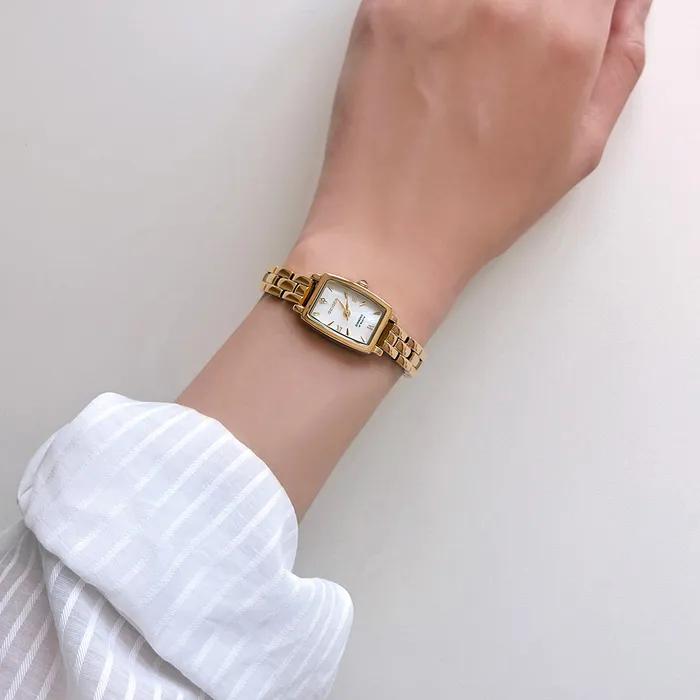 Diamond Square Metal Watch GE1209