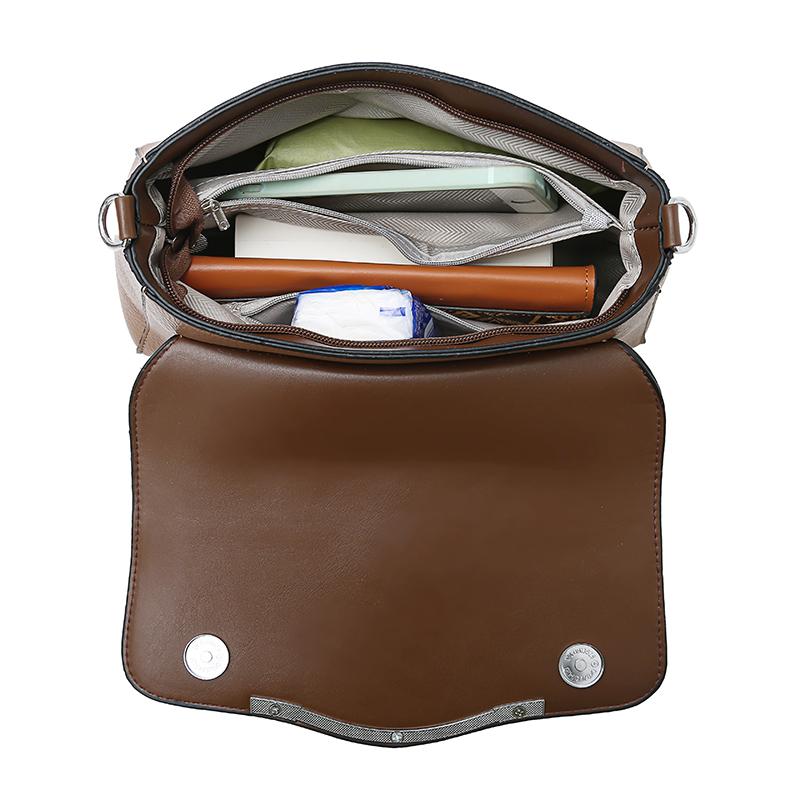 Damentasche Tasche für die Mutter mittleren Alters Schultertasche Weiches Leder Umhängetasche