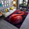 Tropical Flamingo Art Carpet Suitable As a Non-slip Mat for the Living Room or Bedroom Sofa