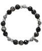 Acha Curtis Multi Gemstone Bracelet _ Black