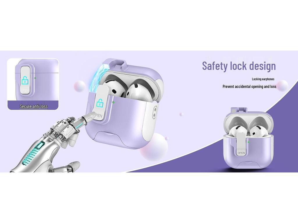 AirPods Pro 3 & 4 Protective Case with Pop-Up Stand