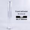 Portable Transparent Badminton Tube with Moisturizing Lid - Handmade Storage for Shuttlecocks