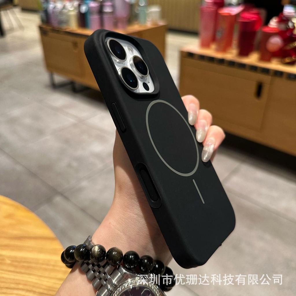 Applicable to iPhone11Promax fine ring magnetic suction liquid silicone mobile phone case Apple 11 solid color all-inclusive protective case