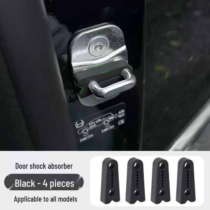 Car Door Lock Silicone Shock Absorbing Buffer and Anti-Collision Protective Cover