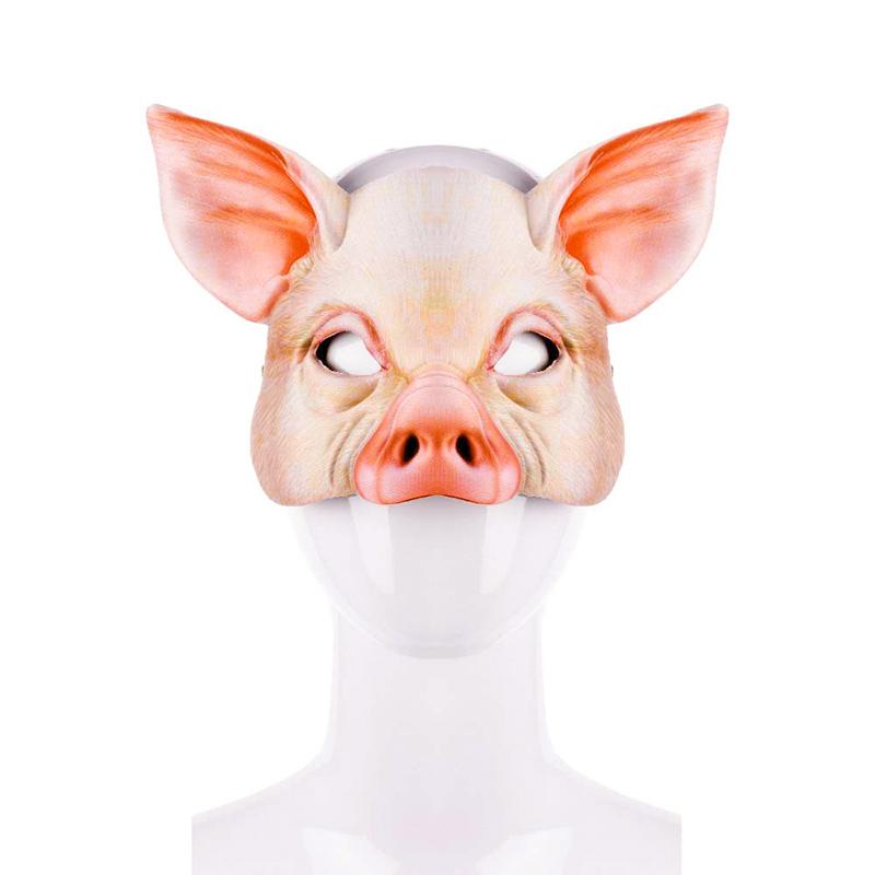 Хэллоуин маскарад вечеринка косплей костюм забавный декор вечеринка полумаска 3D тигр — фото 5