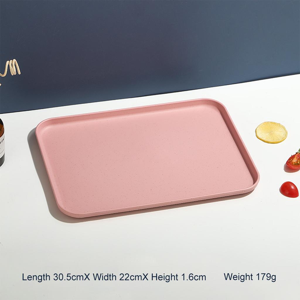 Rectangular Tray Plastic Restaurant Household Cup Tea Tray Catering Fast Food Barbecue Tray Kitchen Supplies