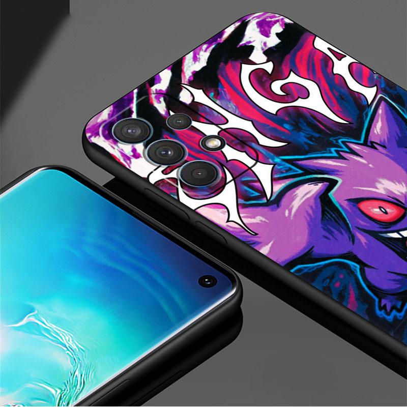 Soft Case For Smaung Galaxy A52 A13 A53 A12 A51 A32 A21s A33 A22 A23 A31 A03 A72 A41 A11 A04 Phone Cover Pokemon Gengar Cool Sac