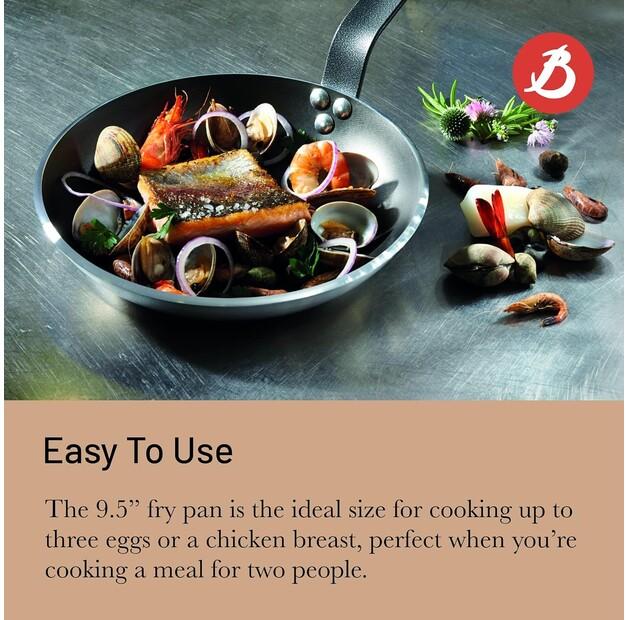 De Buyer Choc Resto Induction 24 Cm Frying Pan (8480.24)