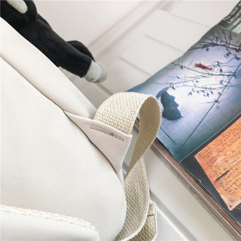 Kvinners ryggsekk Ensfarget kvinnelig multi-lomme Uformell reiseveske for kvinner Høykvalitets skolesekk for tenåringsjente Bok-rygsekk