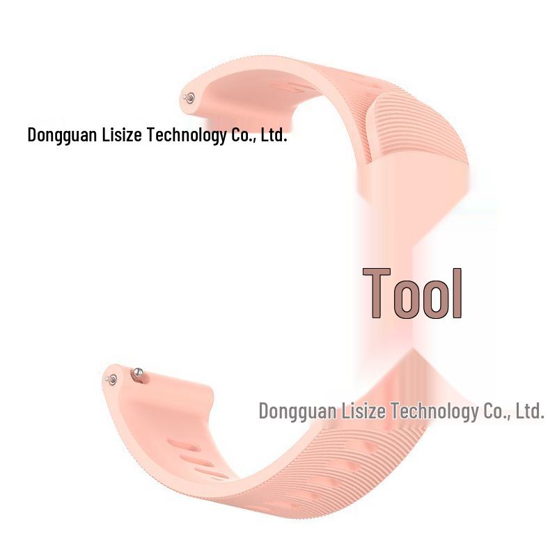 LisiZe Silicone Watch Band Compatible with Garmin Forerunner 245/645, 20MM Official Style