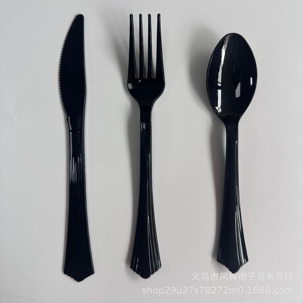 Fluorescent Green Green Pink Dovetail Knife And Fork Spoon Family Banquet Supplies Colored Tableware Western Food Fruit Knife And Fork