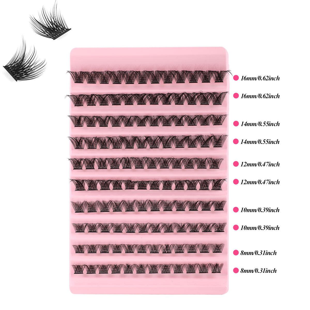 

Самостоятельные сегментированные пучки ресниц 120 пучков накладных ресниц 8-16 мм ресницы Dd-изгиб
