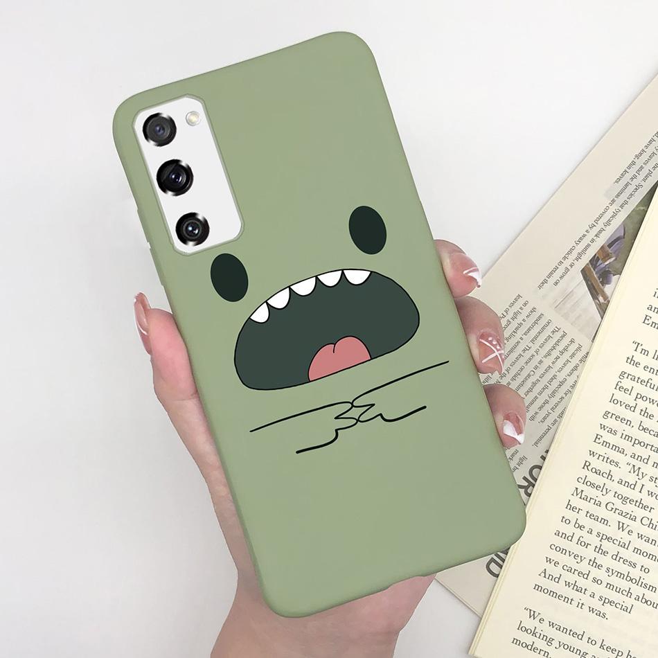 Case for Fundas Samsung Galaxy S20 FE S 20 FE S20FE Case Samsung S20 FE Phone Silicone Flower Cute Soft Back Cover Cases Bumper