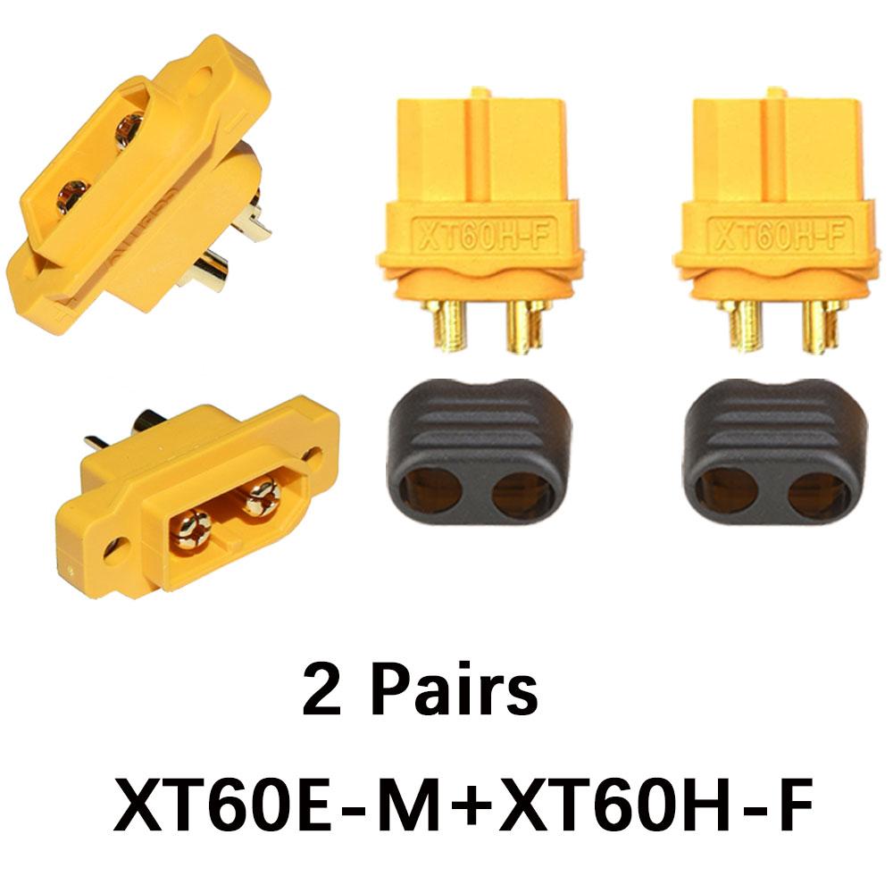Amass XT60E-F XT60E Female Plug XT60H Male Bullet Connector Plug Adapter For RC FPV Lipo Battery RC Quadcopter XT60E Female Plug