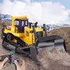 Huina 1554 1/16 Rc Bulldozer Crawler Truck 11Ch Remote Control Engineering Car With Lights Bulldozer Kids Toys Christmas Gift