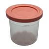 1-4Pcs Ice Cream Pints Cups For NIN JA CREAMI NC300s Series Ice Cream Maker Replacements Storage Jar With Sealing Lids Spoon Set