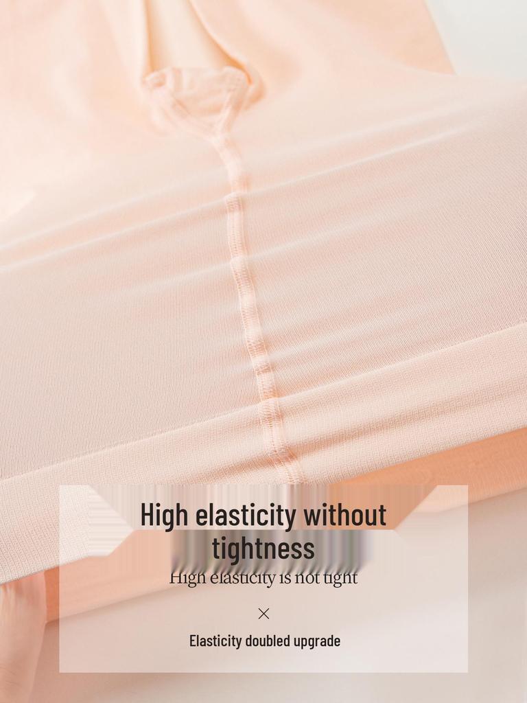 Weißes nahtloses Tanzstrumpfhose für Mädchen – Frühling/Herbst Basisschicht für Auftritte