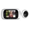 Electric Video Doorbell High Definition Camera 90 Degree Angle Digital Door ViewerSilver