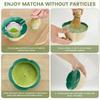 2-5Pcs Matcha Whisk Set Practical Matcha Kit with Whisk Holder Matcha Whisk Sifter Tea Scoop and Tea Spoon Japanese MatchaTea