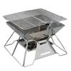 Suiyuan Stainless Steel Folding BBQ Grill