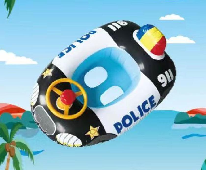 

Надувний літак-яхта Fangda, плавучий засіб для басейну для дітей, з кермом і клаксоном