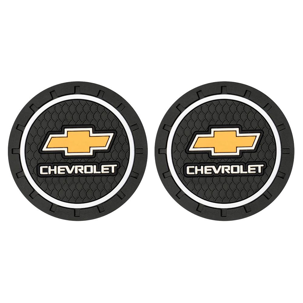 1/2 Stück Auto-Getränkehalter-Untersetzer Auto Anti-Rutsch-Getränkehalter Silikonpad für Chevrolet Chevy Trax Trax Silverado Corsa Volt Corsa