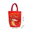 2025 Happy New Year Handbag Year of The Snake Red Tote Bag Snake Year Canvas Bag  Shopping Bag