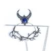 Beautiful Crescent Branch Gothic Hair Stick Antiqued Retro Pentagram Hairpin  for Women