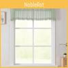 Polyester Voile Curtain Pair With Uv Protection For Living Room Windows