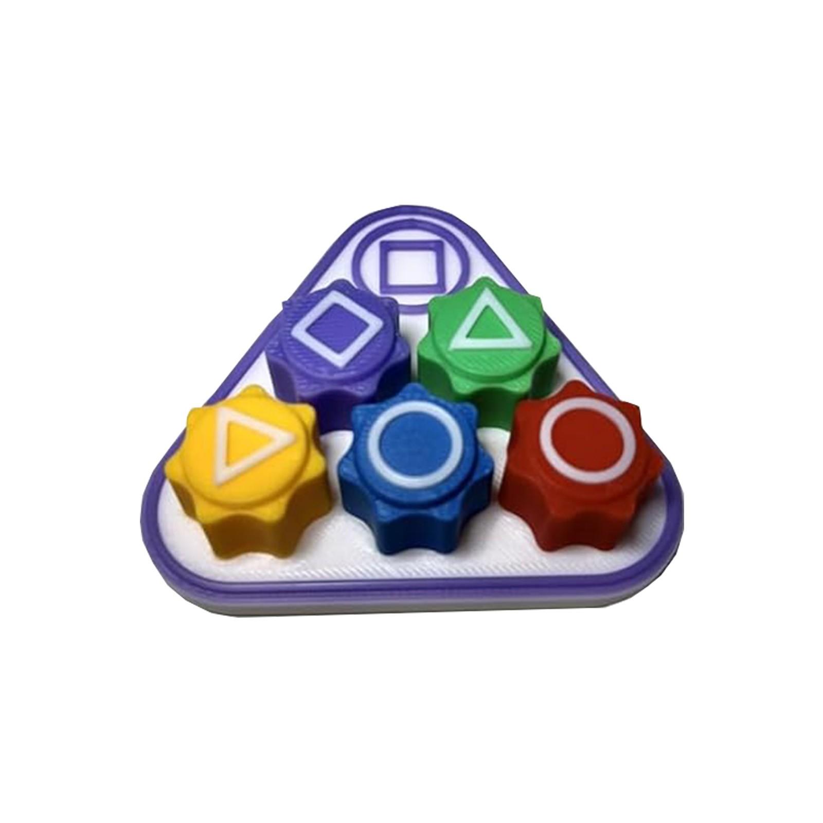 

Игрушки для мини-игр, набор каменных гальок с круглым футляром. Традиционные игровые подарки, мини-игры, захватывающие камни One Size