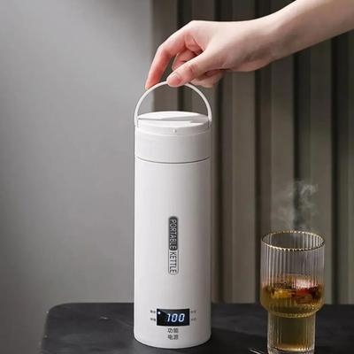 Electric Cup Mini Portable for Travel Winter Warm Heating Water Kettle Cup LED Multi-function Automatic Thermostatic Cup