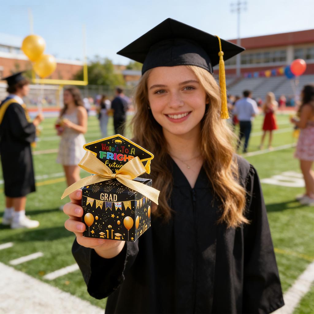Graduation Party Candy Boxes, Graduation Outfit Boxes, Holiday Gift Boxes, Baking Cookie Bags