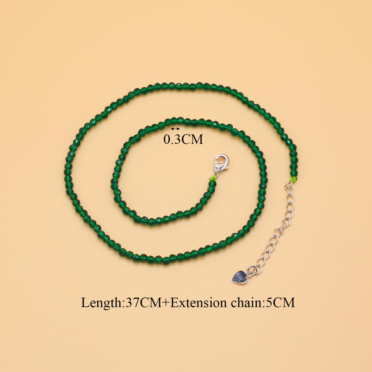 

1 шт. в партии, ожерелья-чокер из натурального камня со шпинелью для женщин и мужчин, длина ювелирных изделий 38 + 5 см 1Pcs/Spinel