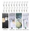 20Pcs Clothes Pins Heavy Duty Outdoor, Stainless Steel Clothes Pins With Hooks, Long Tail Metal Clothes Pin For Closet, Kitchen