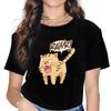 Palmtop Tiger Novel Toradora Women T Shirt Fibre Fashion Crewneck Polyester TShirt